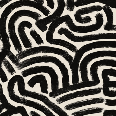 Papier peint abstrait géométrique minimaliste
