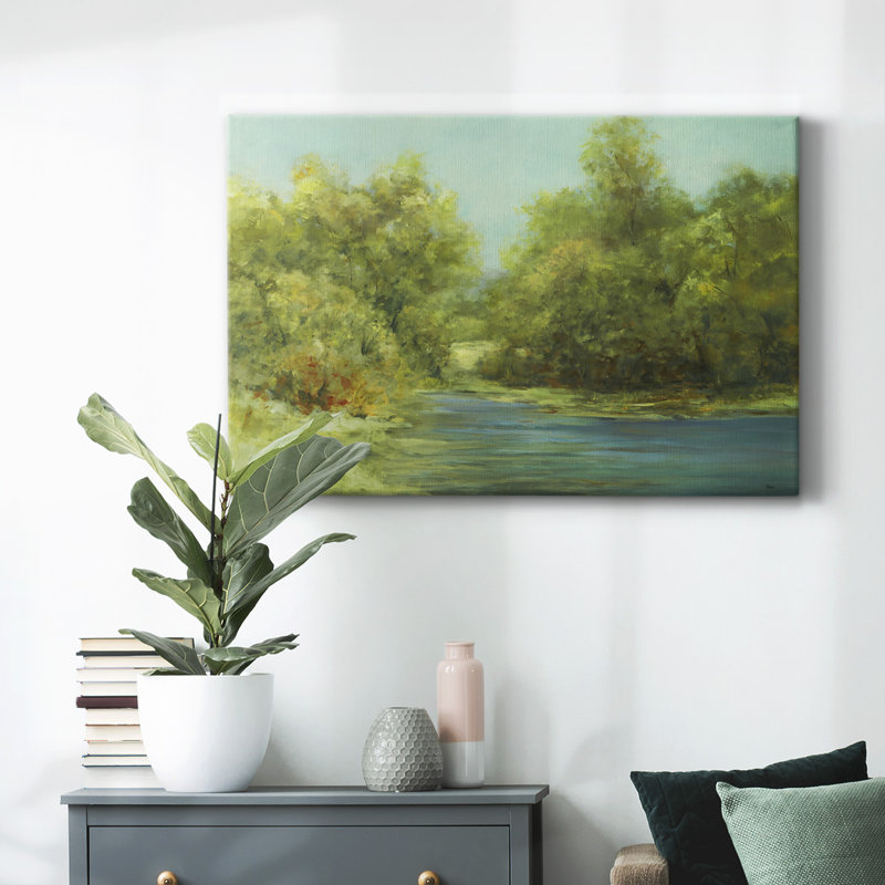 «Country Views III», toile tendue avec châssis, H 32 po x l 48 po