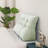 Sit-up Back Comfort Linen Bed Rest Back Contour Headboard Wedge Reading Pillow Compression-93547052-93172339