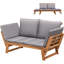 Kenessa 77.9" Wide Outdoor Straight Patio Sofa with Cushions-926252535