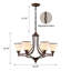Lustre classique / traditionnel à 6 lumières-131241664