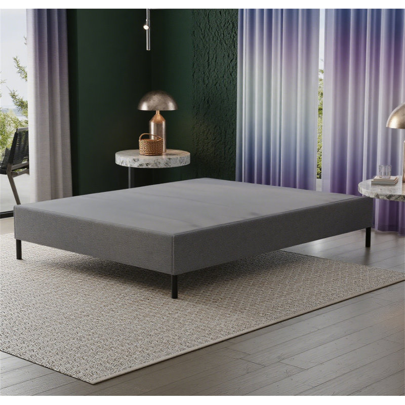 Lit plateforme tapissier, sommier tapissier, aucun sommier requis, Simple