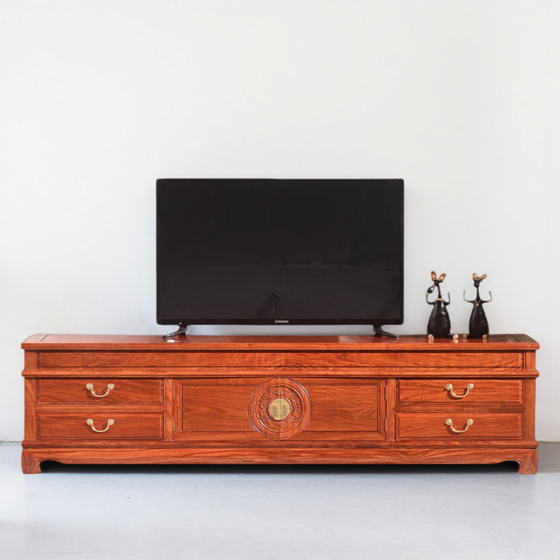Meuble télé moderne et créatif, H 19,69 po x L 77,17 po x l 18,11 po