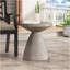 Table d'appoint d'extérieur en béton léger