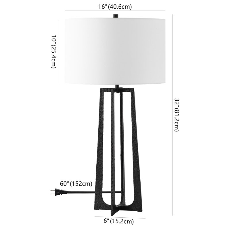 Lampe de table Cleti, Noir
