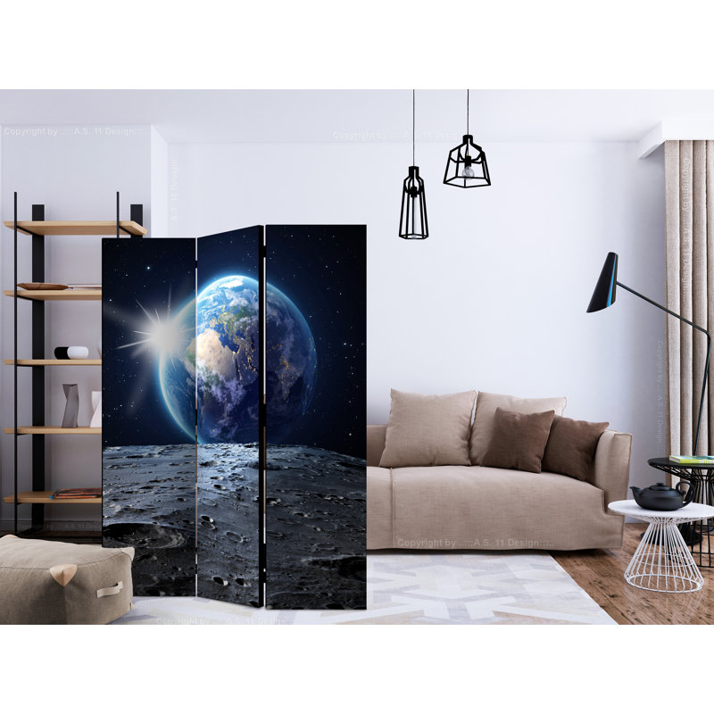 Garo 172cm H Folding Room Divider, 3