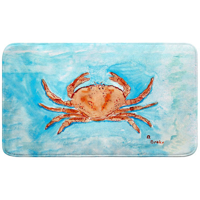 Tapis de bain Red Crab