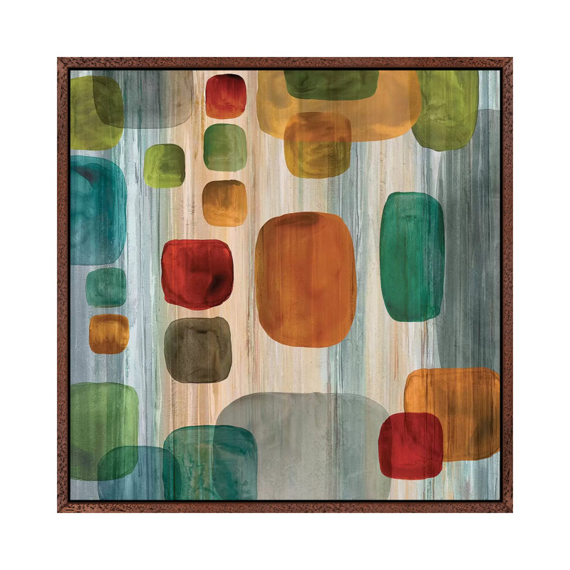 Suspended Gems I by Angela Perry - Print on Canvas, 66.04 cm H x 66.04 cm W, Classic Wood Floater Framed