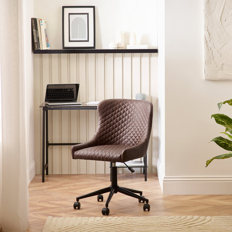 Atanya Office Chair, Brown