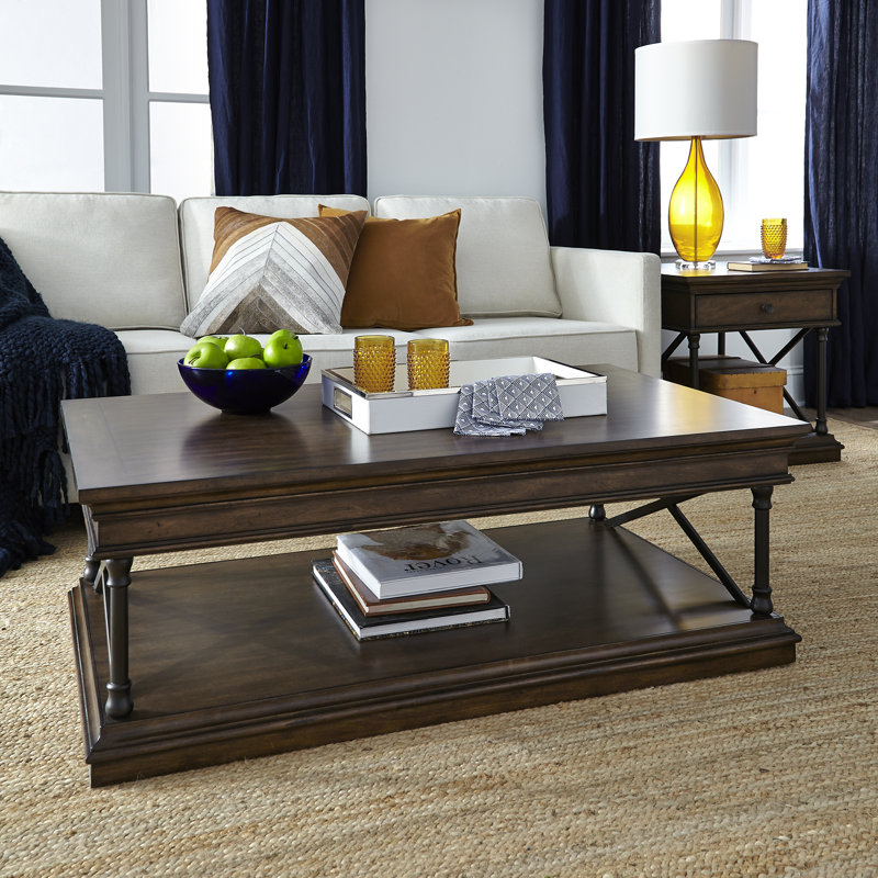 Abigaelle Molena Cocktail Table Set w/ Two End Tables