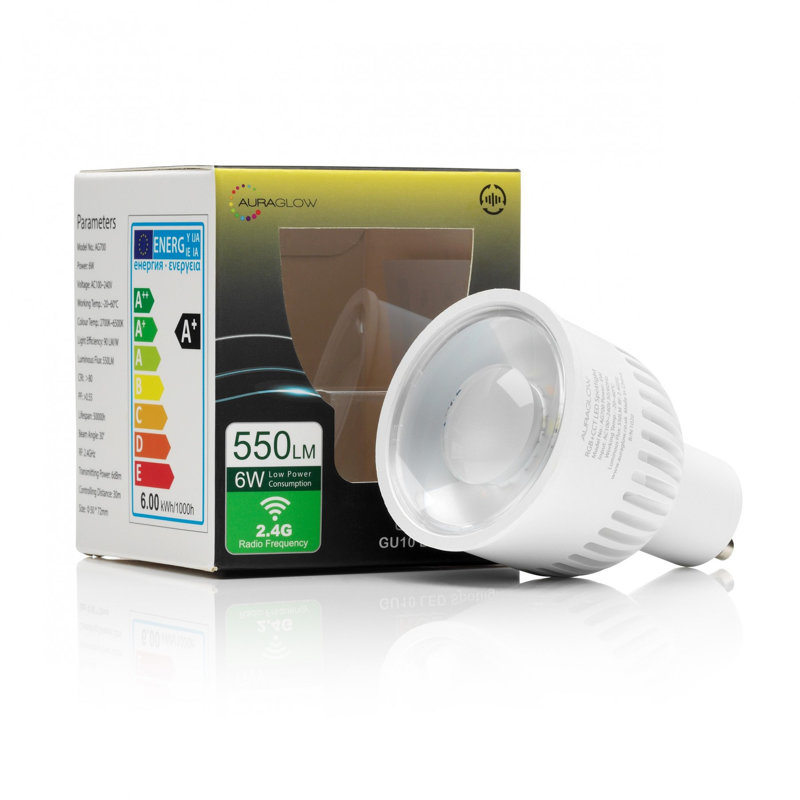6W GU10 Dimmable LED Spotlight Light Bulb
