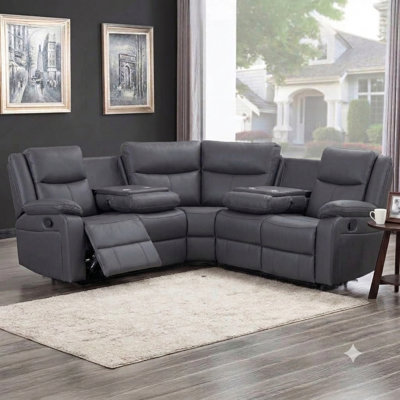 Maplewood Milan Manual Recliner Armchair - Mocha
