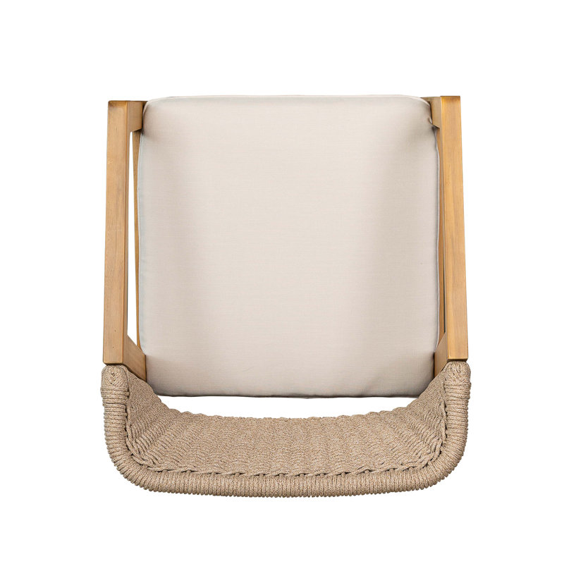 Ensemble de 2 chaises de salle à manger pour patio, jardin