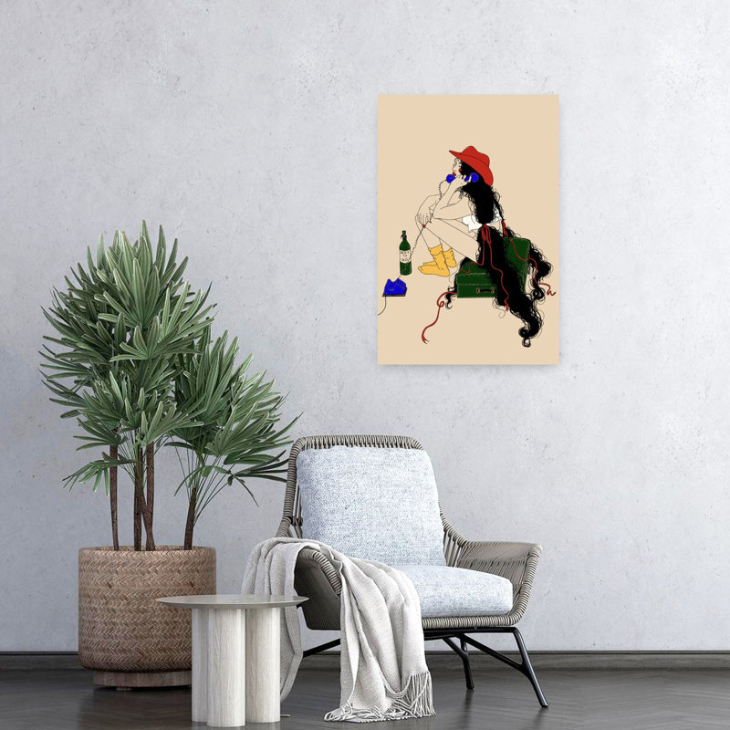Art contemporain, art mural contemporain, H 24 po x l 16 po