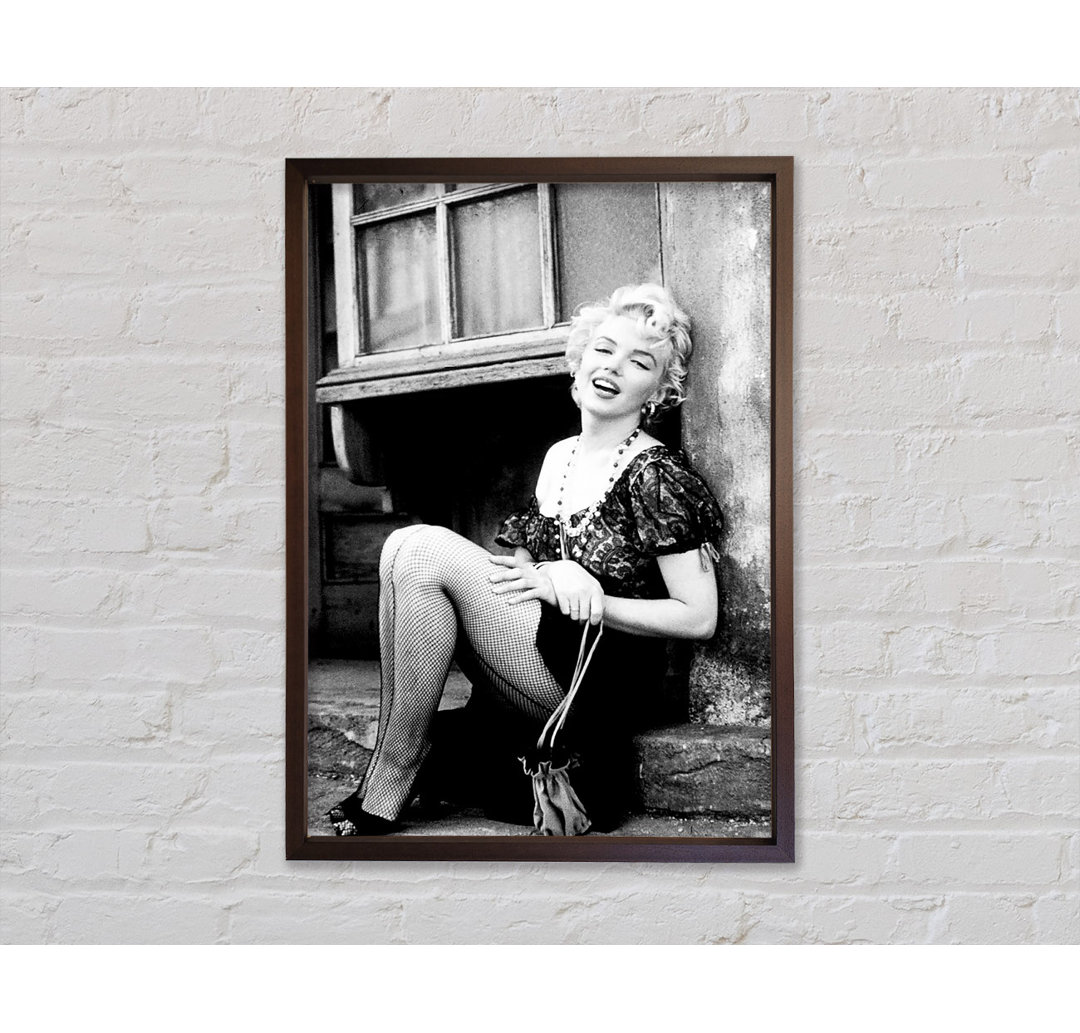 Marilyn Monroe The Bus Stop - Einzelner Bilderrahmen Kunstdrucke auf Leinwand