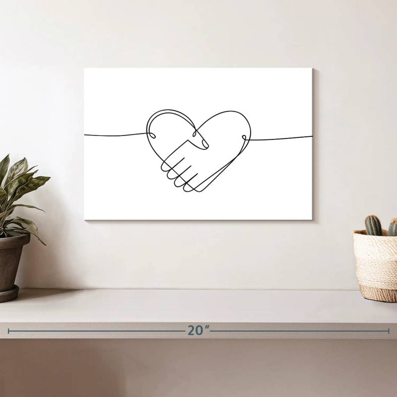 Poignée de main Hardie Heart, H 8 po x l 12 po