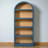 Freestanding 5 Tier Bookcase Set Of 2, Open Storage Display, Arched Top Design, Modern Farmhouse, Living Room-123501153