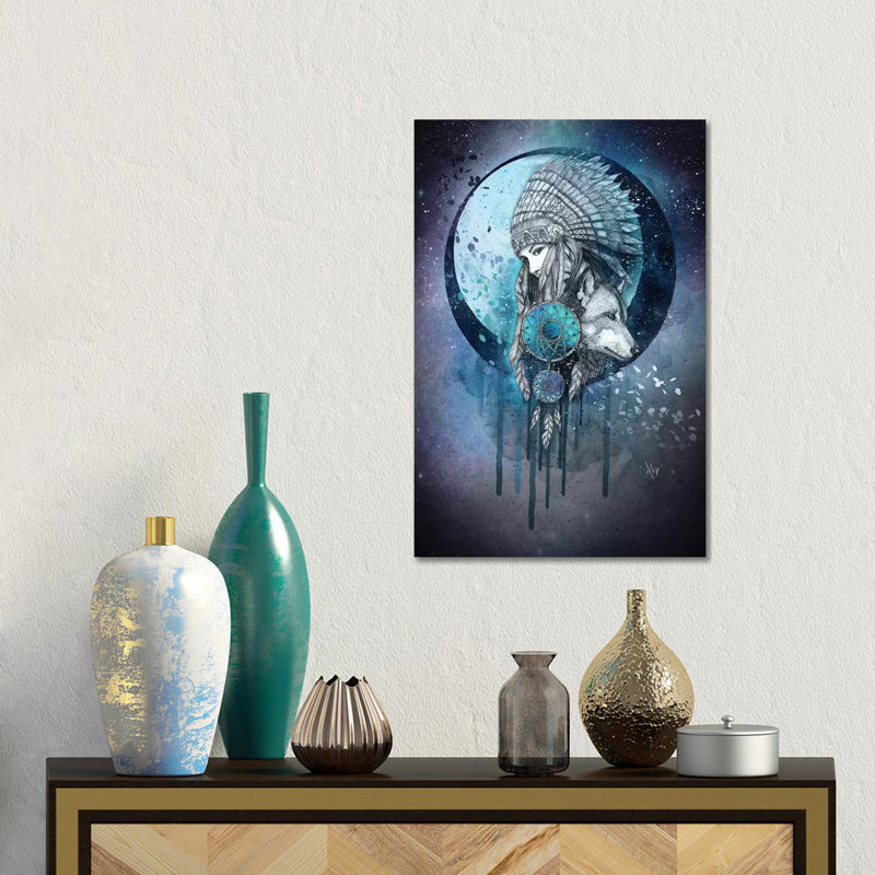 Dream Catcher by Marine Loup - Gallery-Wrapped Canvas Giclée on Canvas, No Frame, 30.48 cm H x 45.72 cm W