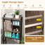 Rangement pour salle de bain avec grange coulissante Gracie Oaks