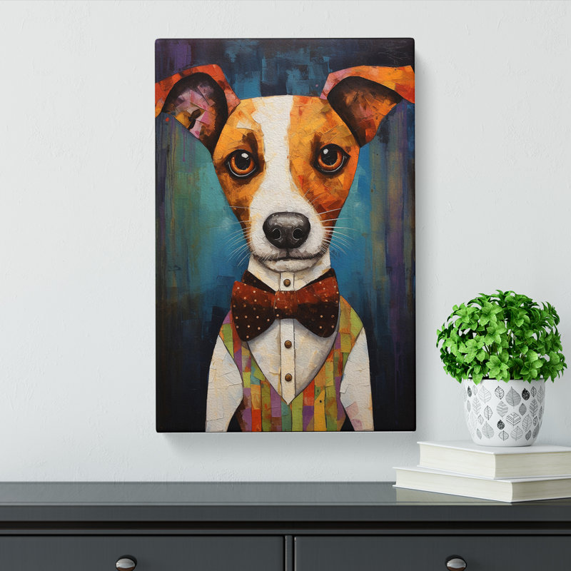 Jack Russell Dadaism No.2 - Print, 76cm H x 50cm W x 3cm D