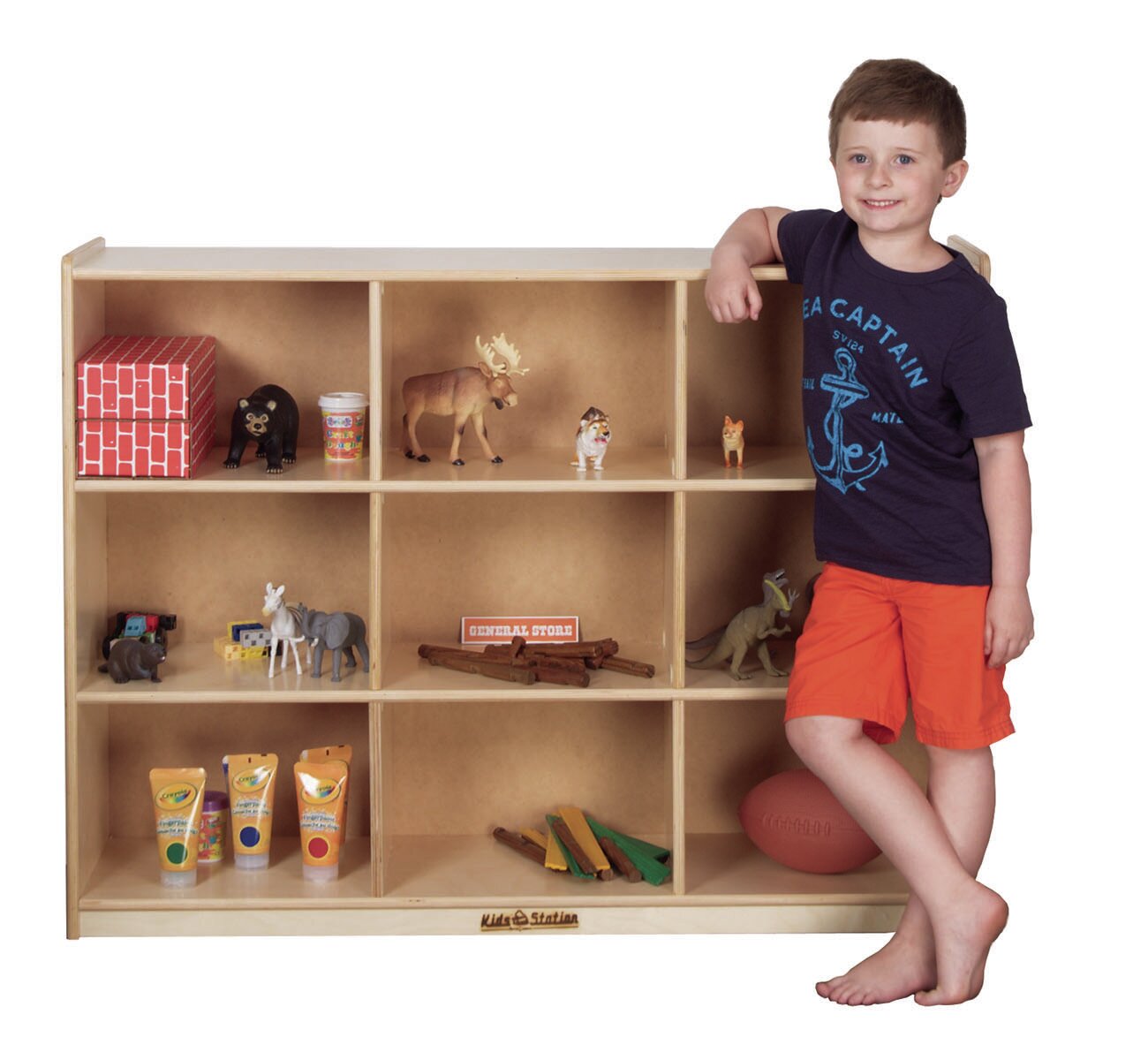 Kids' Station Portable 9 Compartment Cubby | Wayfair