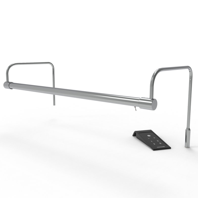 Lampe pour tableau 21 à intensité variable Geetanjali, Chrome
