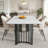 Rectangular minimalist dining table-123474376