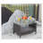 Emilene Glass Top Coffee Table