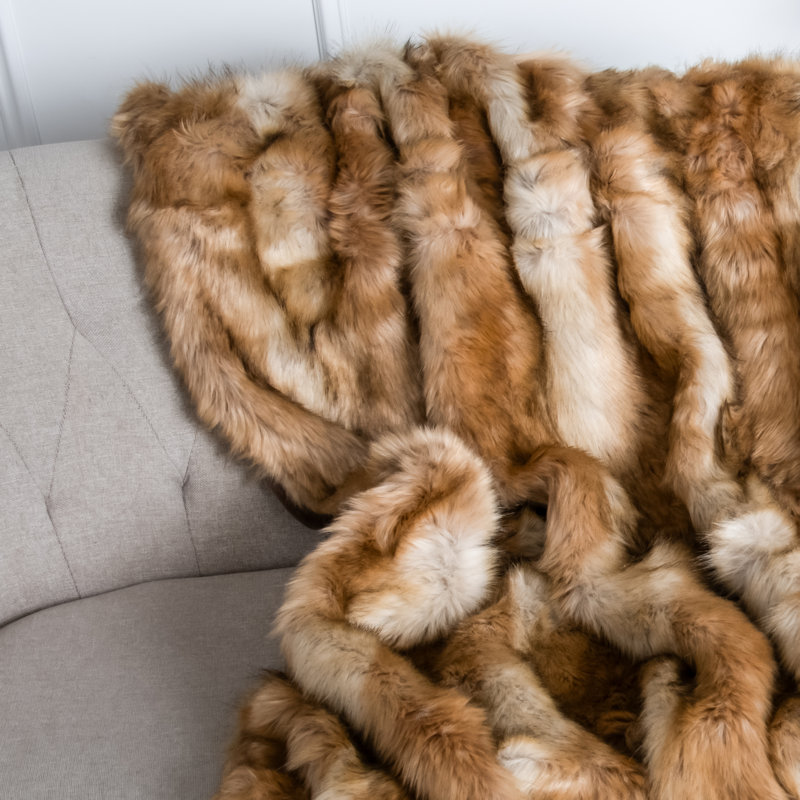 Wild Mannered Faux Fur Lounge Throw Reviews Wayfair Canada