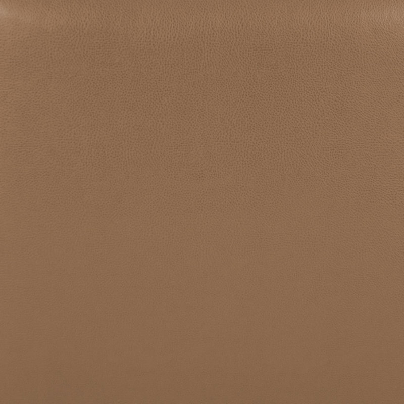 Dianaliz Box Cushion Ottoman Slipcover, Pecan Faux Leather