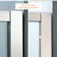 Porte de douche d'angle sans cadre 72 po-98703425