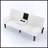 67-Inch PVC Multi-Functional Sofa Bed-1732324392