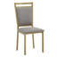 Chaise d'appoint rembourrée grise Mizell