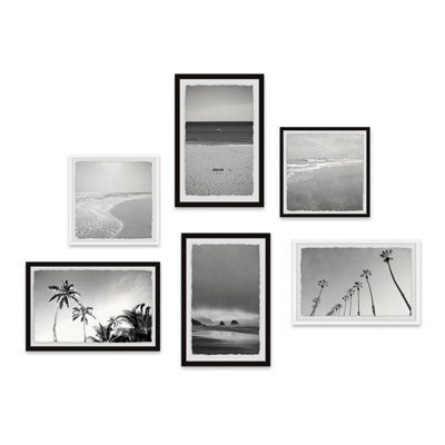 Hexaptych seaboard scenes