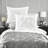 Elegant Tufted Bedding Sets, Polyester, Sophisticated White Design For Home