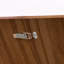 Table de salle à manger extensible de 55,1 à 70,9 pouces avec pieds rayés-1224936695