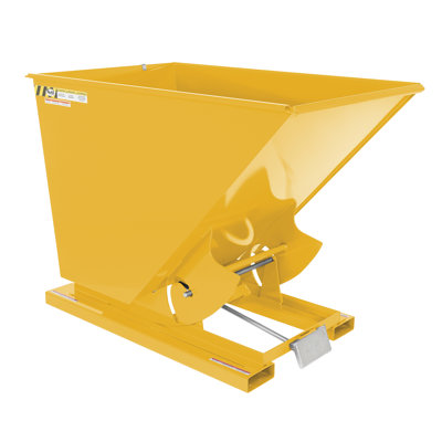 Steel Open Kitchen Trash Can - 479.31 Gallons