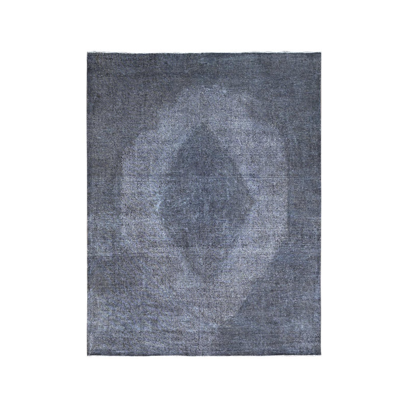 Tapis oriental gris clair en laine noué à la main 9 pi 9 po x 12 pi 7 po 9BC01DDDD72A4A74A723F1E735B0A692