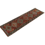 One-of-a-Kind 3'2" X 10'8" Hand Knotted Area Rug