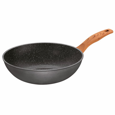 30 cm Antihaft-Wok Back to Nature aus Aluminium
