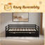 Daybed With Trundle Frame Set, Twin Size-1986666379