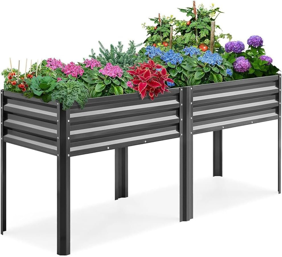 Metal Elevated Planter