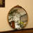 Baroque Vintage Round Wall Mirror, 30*32 inch Decorative Mirror-1460619779