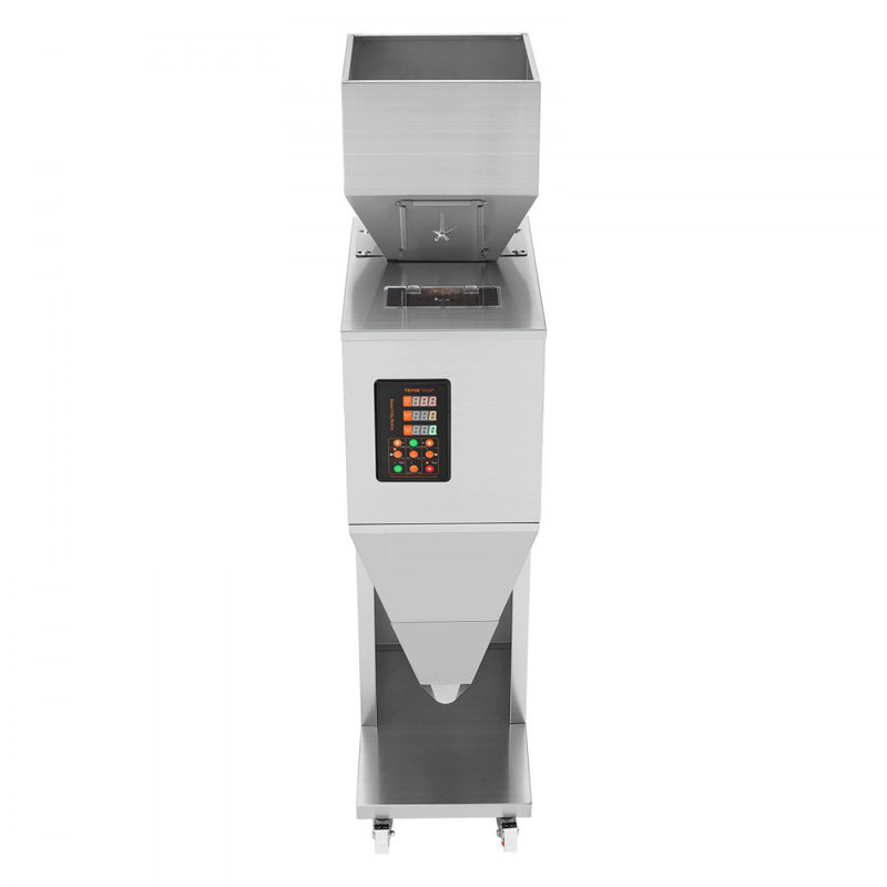 Particle Filling Machine, 0.022-2.2 lbs/10-1000g, Automatic Filler Machine with Foot Pedal