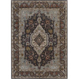 Bajrang Grey Area Rug