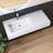 39'' Wall Mounted Bathroom Sink Solid Surface Bathroom Vessel Sink