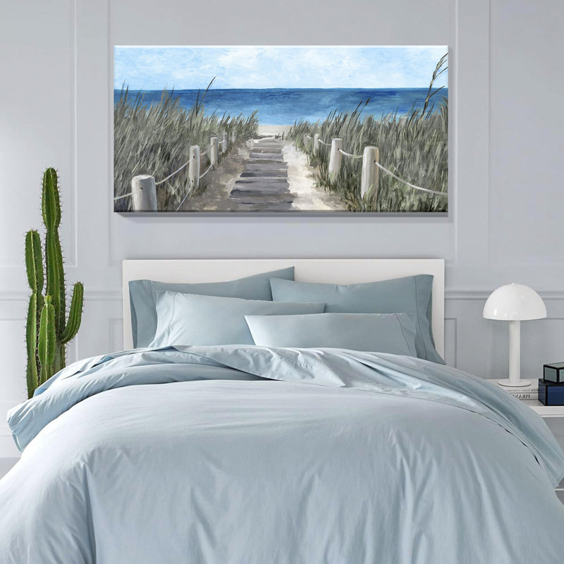 Chemin vers la mer, H 20 po x l 40 po x P 2 po
