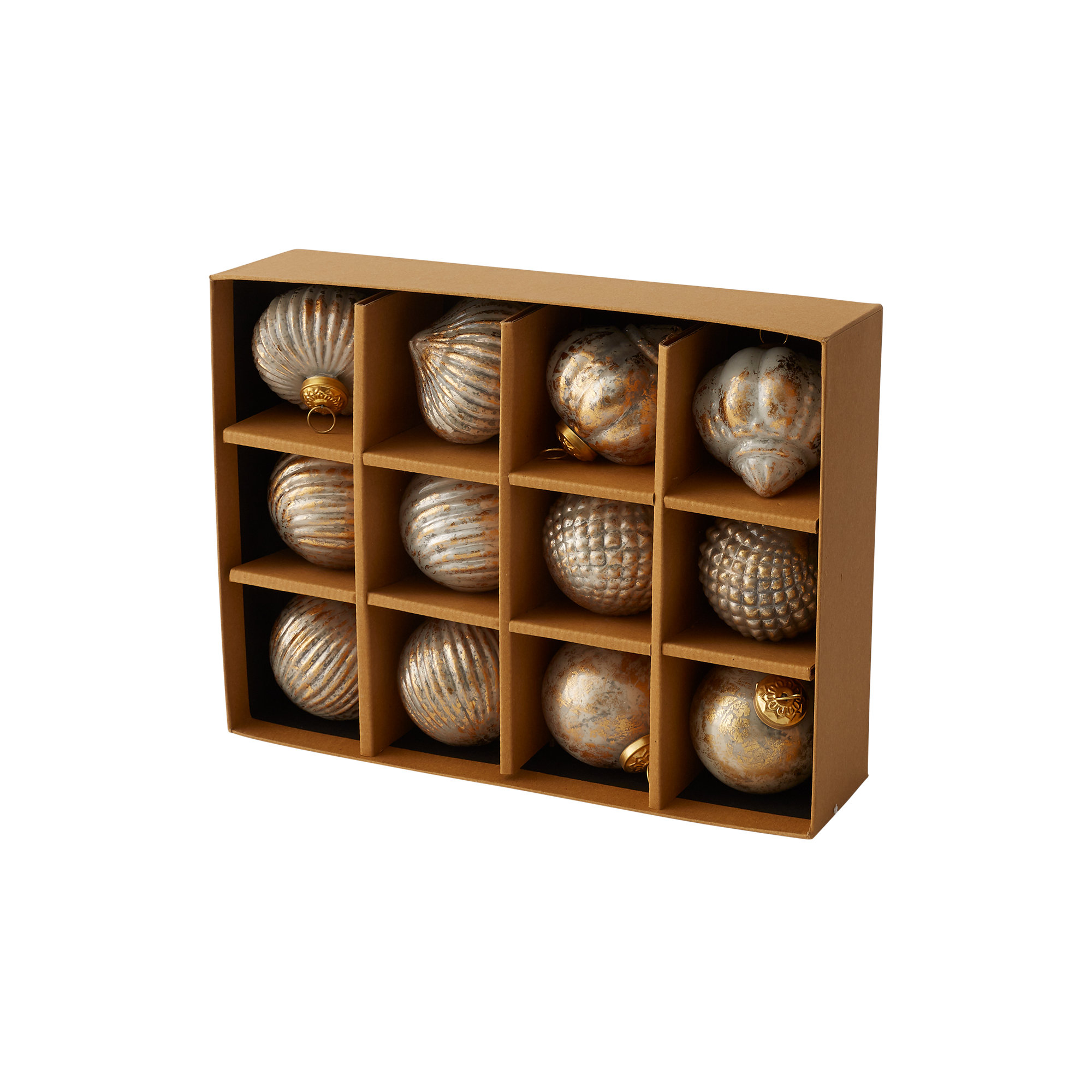12 Piece Presence Ball Ornament Set