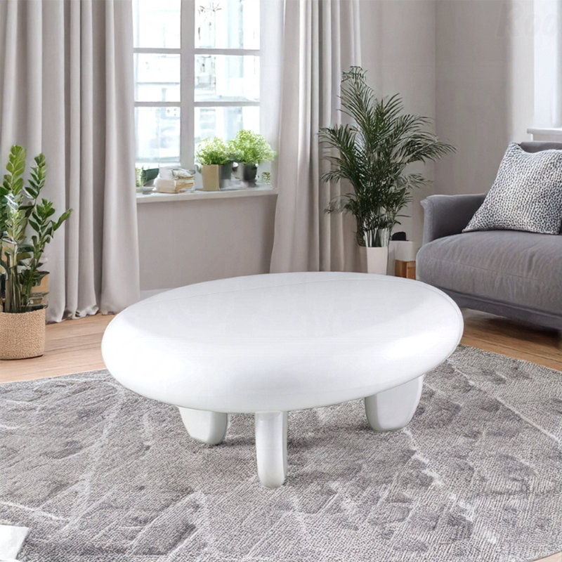 Wylie White High Gloss Coffee Table