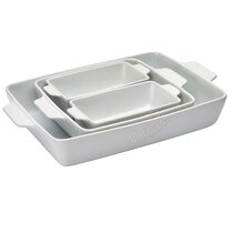Deep Ceramic Chinese Baking Pan Handmade Earthenware Soup Pot with Lid and  Handle 1.9quart White Healthy Pot